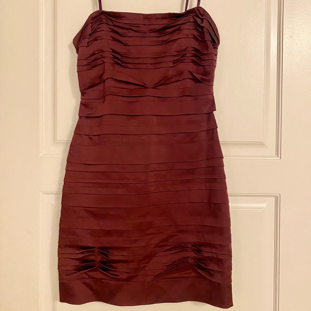 Bcbg mini strapless dress
